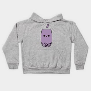 Cute Taro Bubble Tea - Kawaii Boba Tea Kids Hoodie